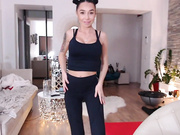 Squirtbetty Anal with double dildo OF