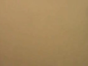 asian playing in washroom