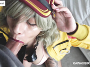 Sexy Mechanic Takes Two Cocks at Once - Cindy Aurum