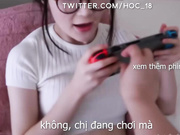yummykimmy gets fucked while playing her switch
