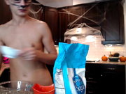 holihurricane, cooking, skinny, kitten, dildo, glasses