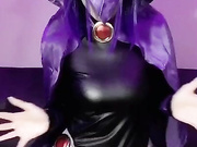 SunnyRay Raven Cosplay masturbation
