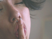 sorenyu | nipples torture, hard finger sucking