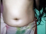 Hornynidhi Boob show, rub pussy and suck fingers