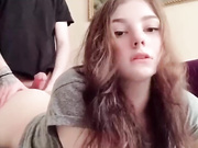 Rubia Inglesa follando en sillon