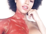 Stormi Maya Bodypaint nude