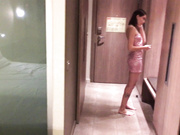 Tiny Slut was Fucked in the Hotel - Cum Swallow