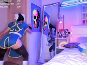 rainbowslut-onlyfans-chun-li-live-show-highlights