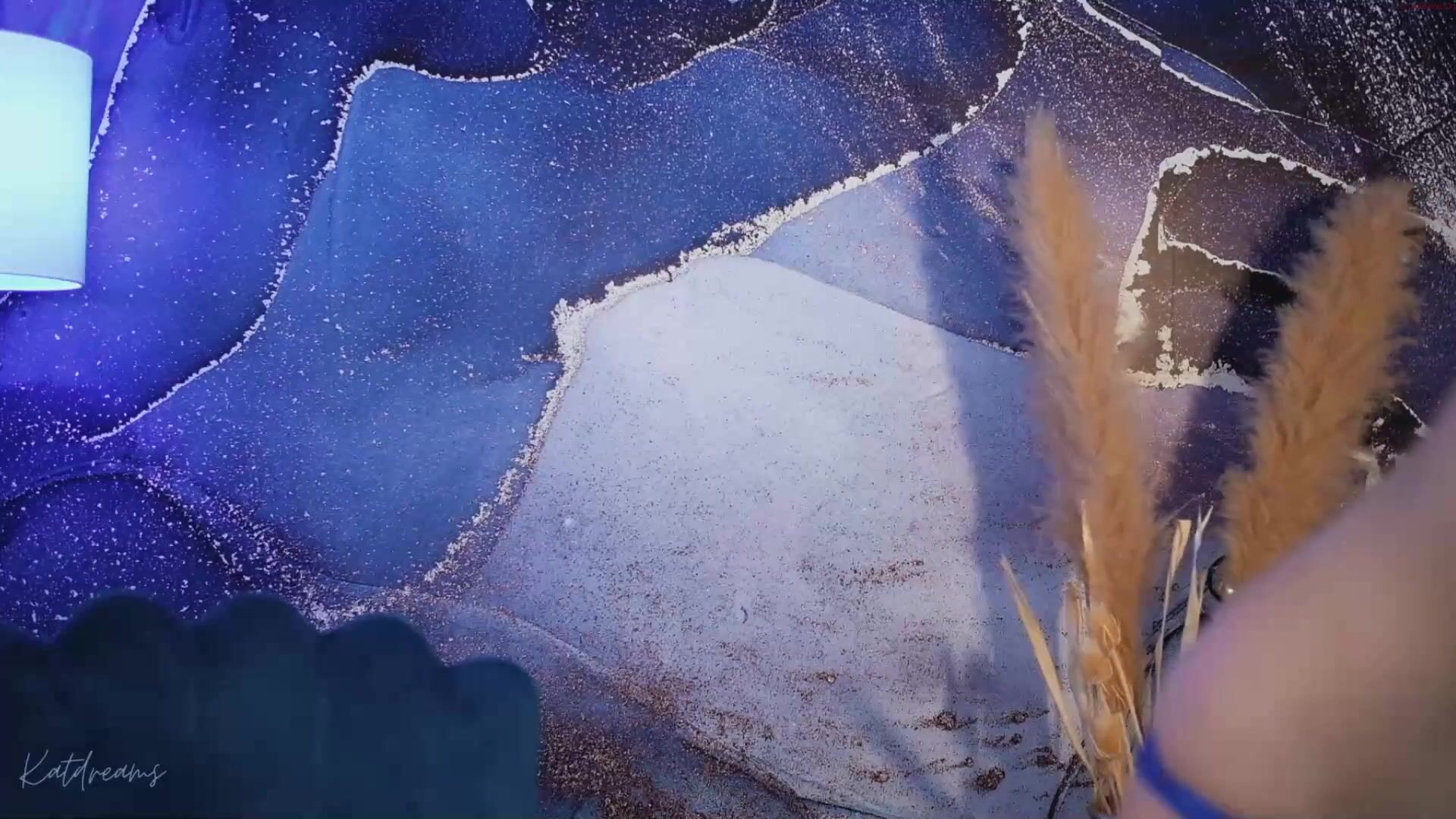 Katdreams nude in purple body paint 21092021