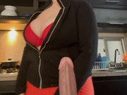 Alisoncraft big boobs dildo bj and lesbian with sister