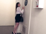 Brooklyn Chase Interracial Gangbang in the Bathroom