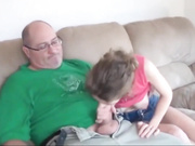 Hot Teen with an Amazing Body Fucked By her Grandad