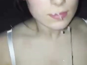 Huge cum shot on beautiful face