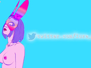 Purple Bitch Hinata and Sakura at the sex party