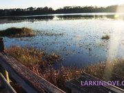 L@rkinLove bbc dildo ride in public