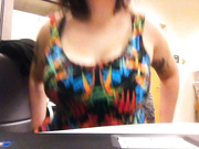 kezia420 extra naughty at work library show