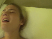 Quirky inexperienced blonde makes homemade video