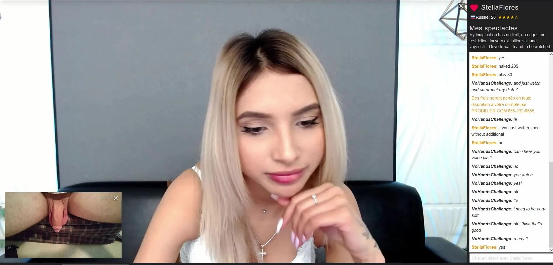 White_godness chaturbate - free nude pictures, naked, photos, StellaFlores ...