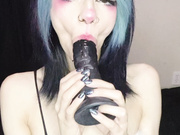 emololigf - sucks and rides dildo wearing bunny ears