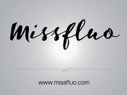 MissFluo - Multiple cumshots in open mouth