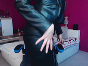 devilishwendy - Cumshow in Leather