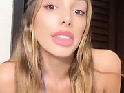 Lyna Perez - blue bikini twerk