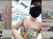 Crazy-Squirt - Asian girl squirting & pissing in public