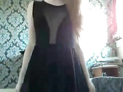 Cute Girl play with her pussy