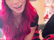 Aidra Fox Onlyfans OF BG Chritmas Blowjob Red Hair