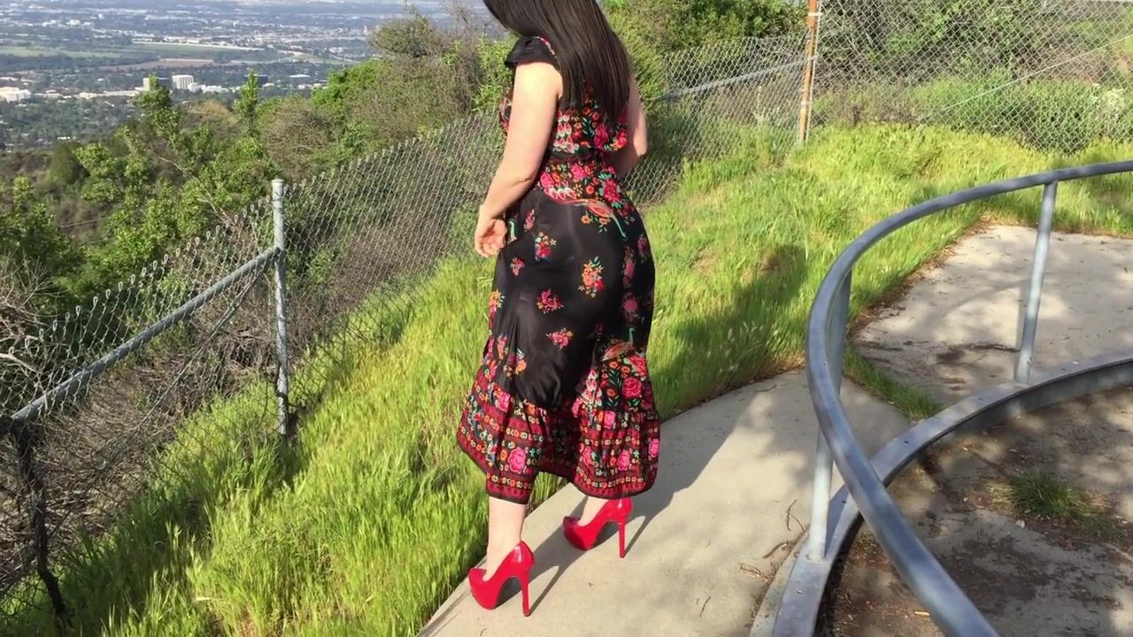 Luscious Lopez upskirt spanish dress