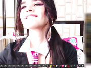 cute pink school girl