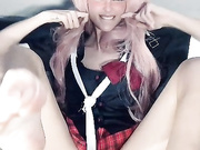 SunnyRayXO DP masturbation and anal fingering junko up