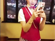 19 years old Chinese flight attendants getting fucked i