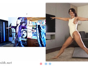 JennySmith - Yoga video call prank with stranger