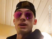 ixwick of gloryhole blowjob & cumshot