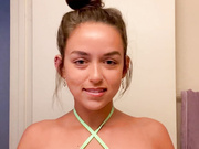 ka79rand3 tiktok slut lets her tits drop out