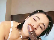 miav123 dildo suck & fuck