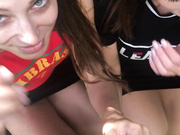 OnlyFans Clea Gaultier taliamint double blowjob