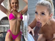 ScarlettKissesXO - Fucked 🦞 by BBC Neighbor on Balcony