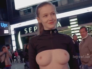 Emily Bloom Public Flashing in New York