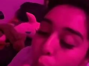 Onlyfans chick gives sloppy blowjob