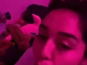 Onlyfans chick gives sloppy blowjob