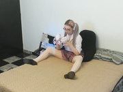 Purrincess Joy 2 Cogiendo de colegiala