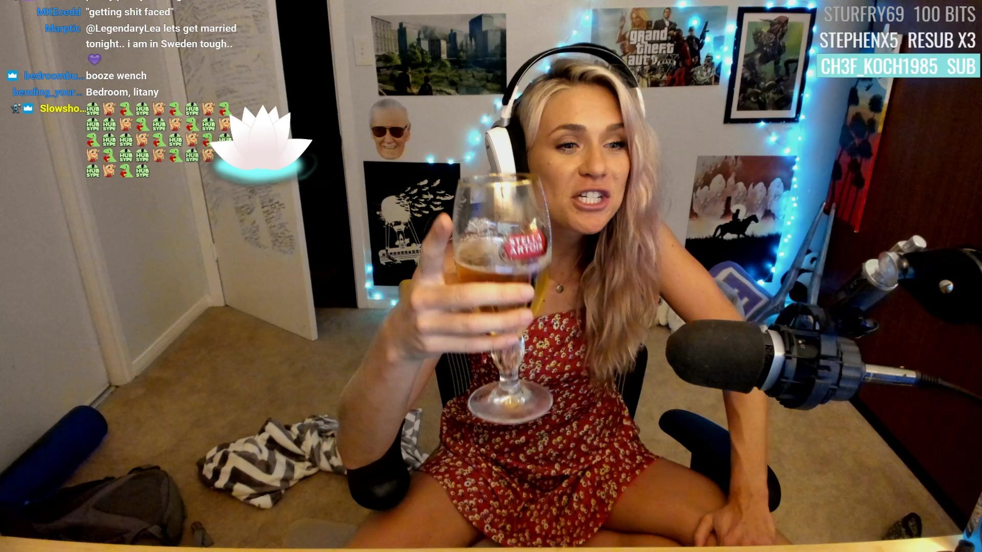 Lea drunk 2