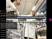 shybabyss lick pussy in crowded mall