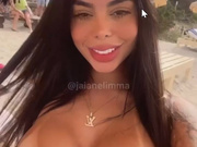 Jaiane Limma - Nude tits and cock suck