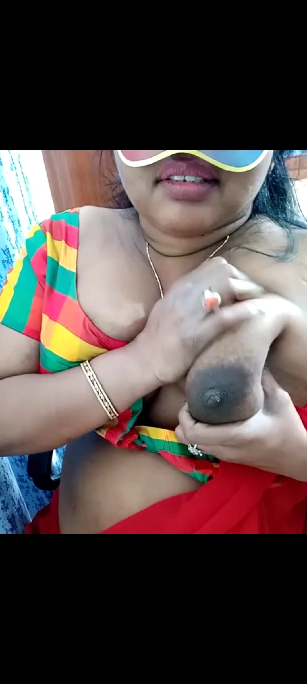 Mallu girl boob press