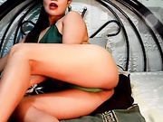 Filipina green underwear