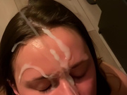 Cute girlfriend gets a thick blasting