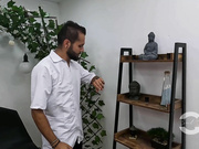 Man with a big cock gives me a massage with a happy end